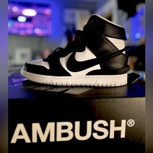 Nike Dunk High Ambush Black/White